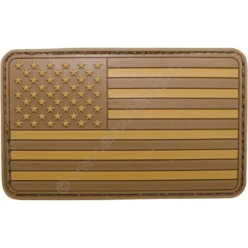 Airsoft MFH nášivka vlajka US písková