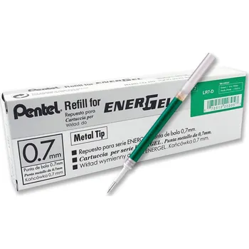 Pentel EnerGel LR7-D náplň gelová zelená 0,7mm, silný hrot