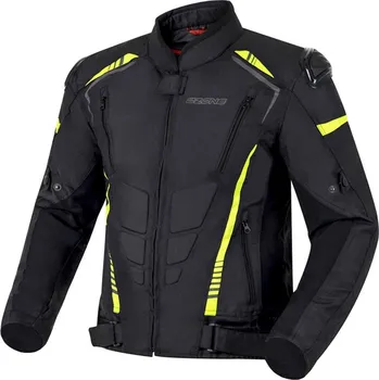 Moto bunda Ozone Pulse černo-fluo žlutá 7XL