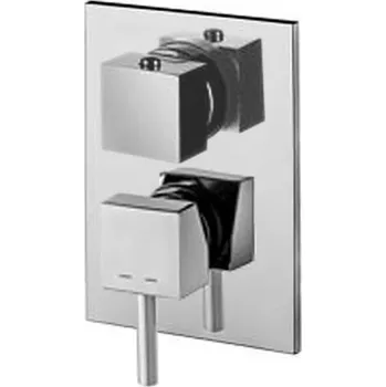 Vodovodní baterie Paffoni LEVEL vanová/sprchová podomítková baterie Barva: Chrom LEA019CR
