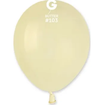 Balónek Balonky Gemar Máslově krémové 13 cm - 100 ks
