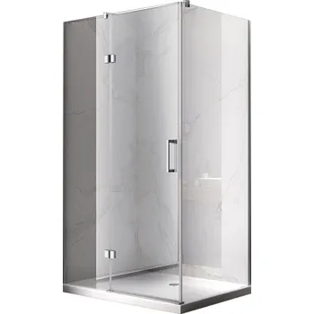 BPS-koupelny Obdélníkový sprchový kout HYD-OK03C 120x90 chrom/transparent - bez vaničky