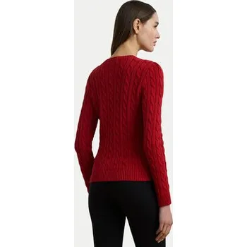 Oblečení a móda LAUREN RALPH LAUREN Svetr 200932223009 Červená Slim Fit XXL
