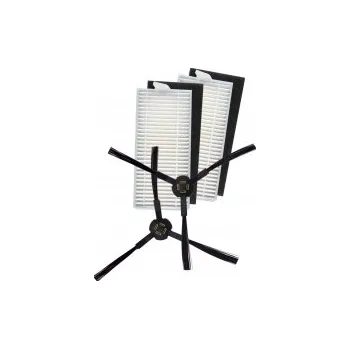 Sada příslušenství pro robotický vysavač HEPA filtry a kartáčky k vysavači LIDL SSRAA1 Silvercrest sada 2+2ks