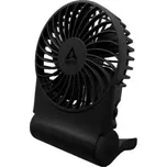 ARCTIC Summair 2Go (Black) - Rechargeable Pocket Fan with Stand (74 hours of battery life (AEBRZ00027A)