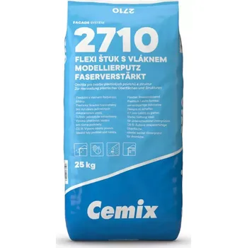 Omítka CEMIX 2710 Štuk flexi s vláknem 25kg (48ks)