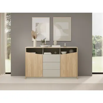 Komoda ADRK Komoda ATSON TD OGB 145, dub/šedobéžová