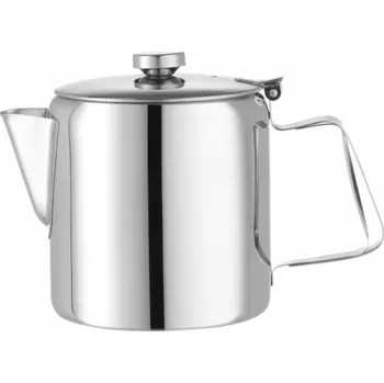 Konvice na čaj Konvice na kávu/čaj s pokličkou nerez 0,9lt. HENDI 453308