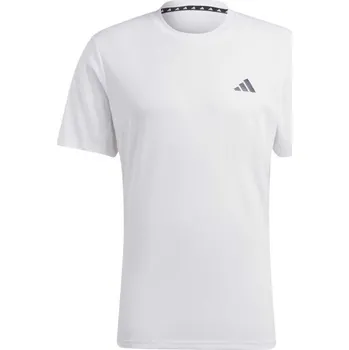 Pánské tričko Pánské triko adidas TRAINING ESSENTIALS COMFORT TEE L Bílá, Šedá
