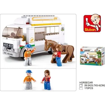 Stavebnice Sluban STAVEBNICE SLUBAN - TRANSPORT KONÍ