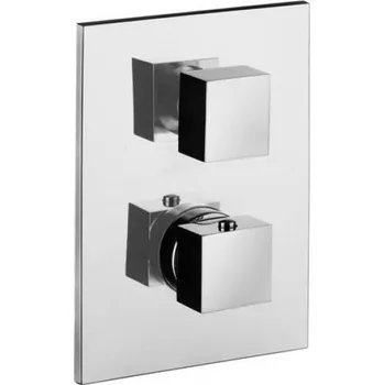 Vodovodní baterie Paffoni LEVEL vanová/sprchová podomítková baterie Barva: Chrom LEC018CR