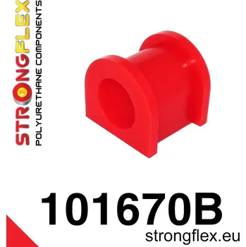 Silentblok nápravy 101670B: Strongflex Silentblok předního stabilizátoru 21mm