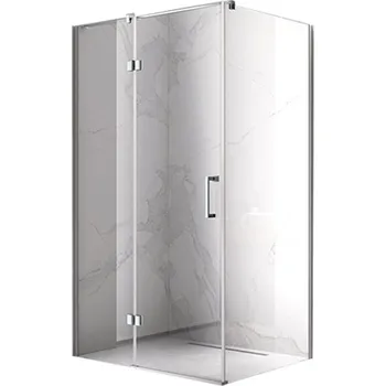 BPS-koupelny Obdélníkový sprchový kout HYD-OK02D 120x80 chrom/transparent - bez vaničky