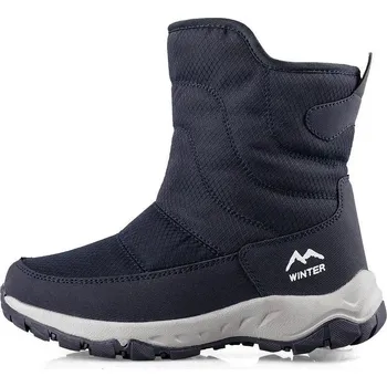 Pánská zimní obuv Pánské nepromokavé zimní boty s a teplou podšívkou Barva: Modrá, Velikost: 36