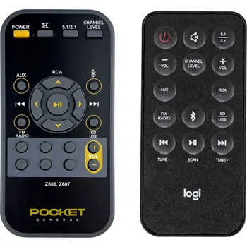 Dálkový ovladač LOGITECH Z606 - dálkový ovladač duplikát