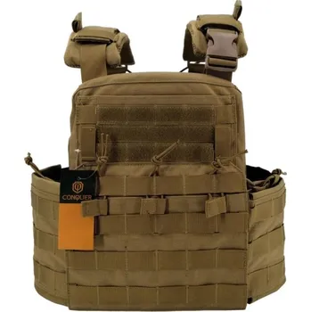 Airsoft Conquer APC taktická vesta Coyote Brown