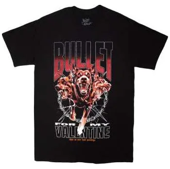 Pánské oblečení Merch Bullet For My Valentine: Bullet For My Valentine Unisex T-shirt: Last Goodbye Dogs (black) (medium) M
