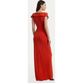Dámská móda LAUREN RALPH LAUREN Večerní šaty 253863940024 Oranžová Slim Fit 8
