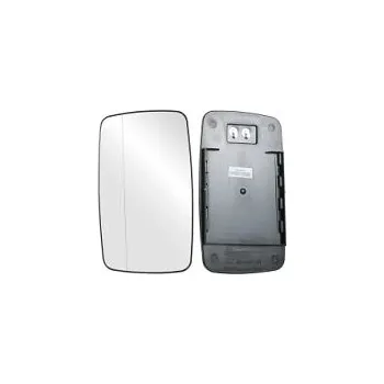 Auto zrcátko Sklo levého zpětného zrcátka VOLKSWAGEN LT II | 1996-2005 | vyhřívané | chromové | asférické | TAIWAN |