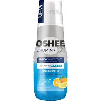 Obraz OSHEE Drop In hydrokoncentrát hořčík + vitamín B6 pomeranč citron 500 ml = 10 l