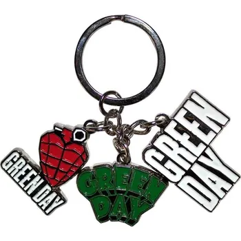 Green Day Logo Charms Klíčenka