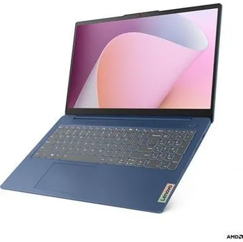 Notebook Lenovo IdeaPad Slim 3 15ABR8 Ryzen 5 5625U/8GB/SSD 512GB/15,6[34]/FHD/IPS/AG/300nitů/65W/bez OS/modrá + Doprava ZDARMA