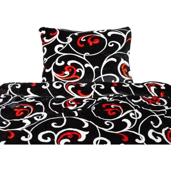 Povlečení Povlečení mikroflanel TEX černé