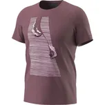 triko DYNAFIT X Simon Charrière Tee Man dark rose L