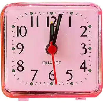 Budík Budík stolní noční plastový nejlevnější kostka akrylový