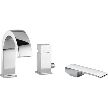 Vodovodní baterie Paffoni LEVEL vanová stojánková baterie Barva: Ocelový vzhled LES041ST