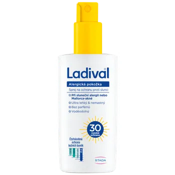 Přípravek na opalování Ladival Alergická pokožka ochranný sprej SPF30 150 ml