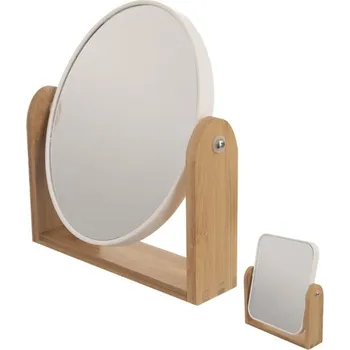 Kosmetické zrcátko Kosmetické zrcátko WHITNEY se stojánkem 18x20 cm