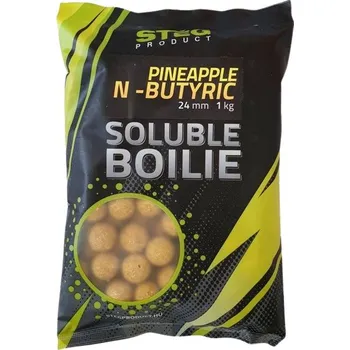 Boilies Boilies Stég Soluble 24mm 1kg Pineapple-N-Butyric