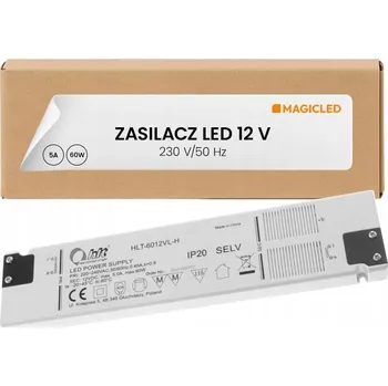 LED zdroj 12V 60W 5A SLIM IP20