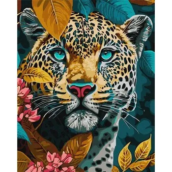 Set školních potřeb Malowanie po numerach - Niebezpieczna bestia 40x50