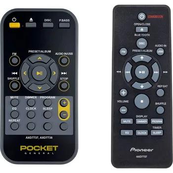 PIONEER AXD7737 - dálkový ovladač duplikát