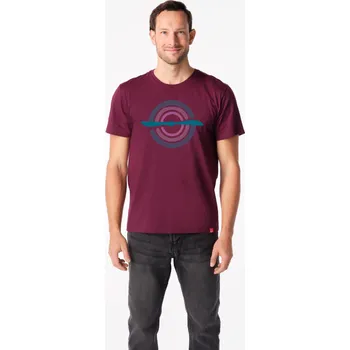 Pánské tričko CityZen - KAŠPAR Pánské tričko AGEN bordó Vrtule M