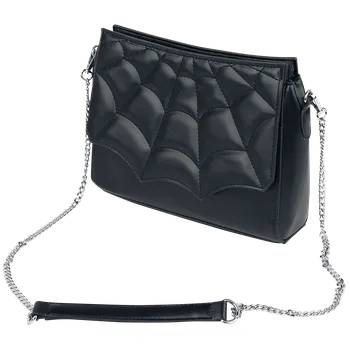 Kabelky Gotika z Banned Alternative - Taška přes rameno Mabris - Ženy - cerná/stríbrná