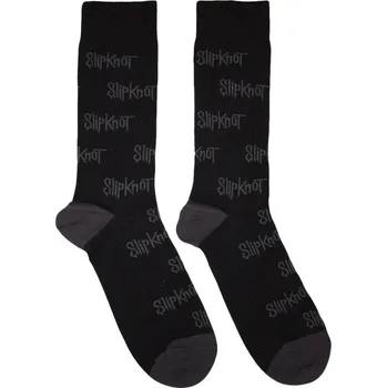 Pánské ponožky Slipknot Ponožky All Over Print Logos Black 39-45