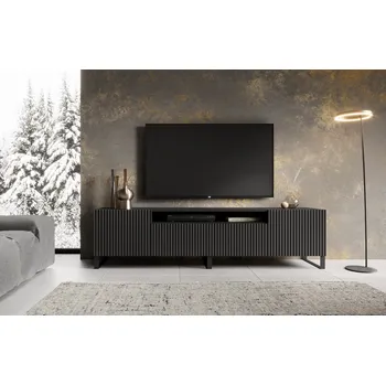 Televizní stolek ADRK RTV stolek NOEMI S B, 200, černá