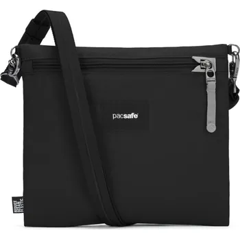 Crossbody taška Pacsafe GO CROSSBODY POUCH UNI Černá, Šedá
