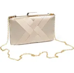 Kabelka - psaníčko saténové Balení: 1 ks, Varianta: 1 krémová zlatá - 8596475452205