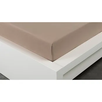 Prostěradlo Innova Jersey prostěradlo tmavě béžové 200x220 cm