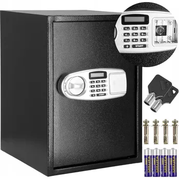 Trezor Trezor Springos černý na dokumenty s elektronickým zámkem a policí