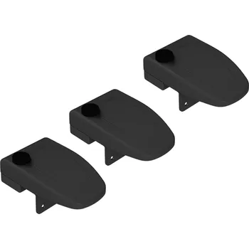 Příslušenství ke karavanu Sada bezpečnostních zámků 3 ks Fiamma Safe Door Frame pro obytné vozy / karavany - montáž do rámu Barva: Černá