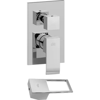 Vodovodní baterie Paffoni EFFE vanová/sprchová podomítková baterie Barva: Chrom EF018CR