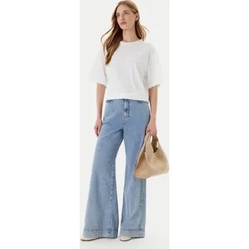 Pánské tričko United Colors Of Benetton T-Shirt 3903D10AA Bílá Boxy Fit M