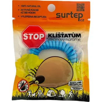 Repelent Surtep Silikonový náramek stop klíšťatům 10 ks mix barev