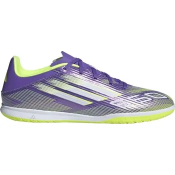 Pánská sálová obuv Pánské sálovky adidas F50 CLUB IN 6 Fialová, Bílá, Žlutá