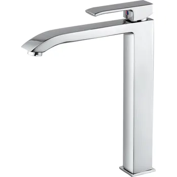 Vodovodní baterie Paffoni LEVEL stojánková umyvadlová baterie, vysoká Barva: Ocelový vzhled LES085ST